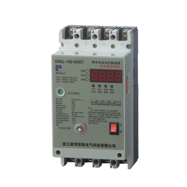 自動(dòng)重合閘型智能三相剩余電流動(dòng)作斷路器集成了傳統(tǒng)的斷路器（熔斷器）、接觸器、過(guò)載（或過(guò)壓、漏電等）保護(hù)繼電器、啟動(dòng)器、隔離器等主要功能，具有遠(yuǎn)距離自動(dòng)控制和本地直接控制功能，具有面板顯示及信號(hào)報(bào)警功能，具有過(guò)壓保護(hù)、欠壓保護(hù)、過(guò)流保護(hù)、漏電保護(hù)等功能，具有體積小、可靠性高、短路分?jǐn)嗄芰?qiáng)、飛弧距離短等優(yōu)點(diǎn)。適用于三相四線(xiàn)中性點(diǎn)直接接地TT接地系統(tǒng))的低壓電網(wǎng)。用來(lái)對(duì)人身觸電危險(xiǎn)提供間接接觸保護(hù)，也可對(duì)線(xiàn)路或用電的接地故障、過(guò)電流、短路等進(jìn)行保護(hù)?！?></div>
          <div   id=